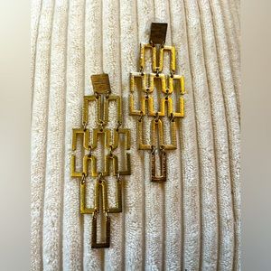 Geometric Chandelier Earrings